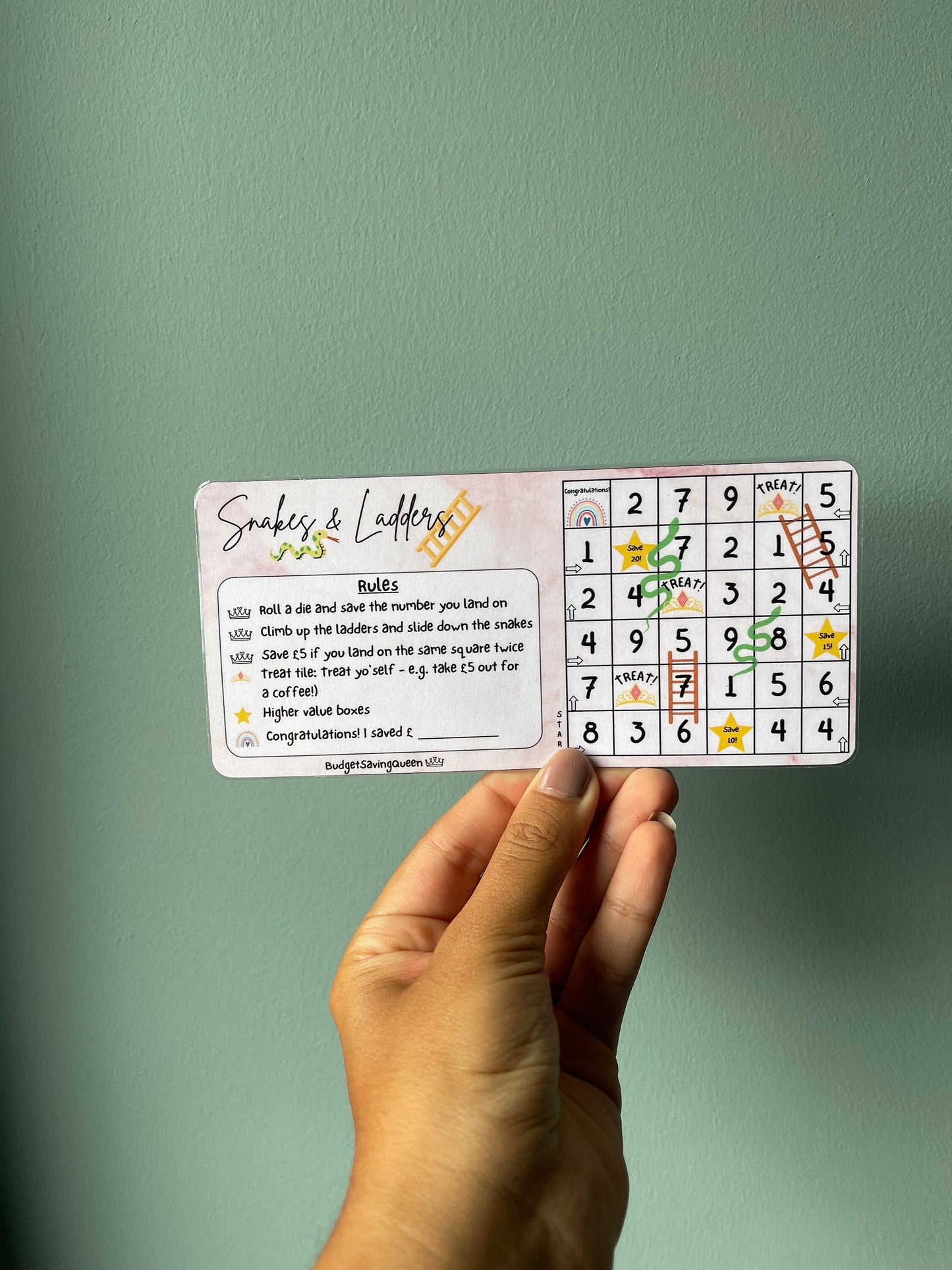 Snakes and Ladders Saving Game