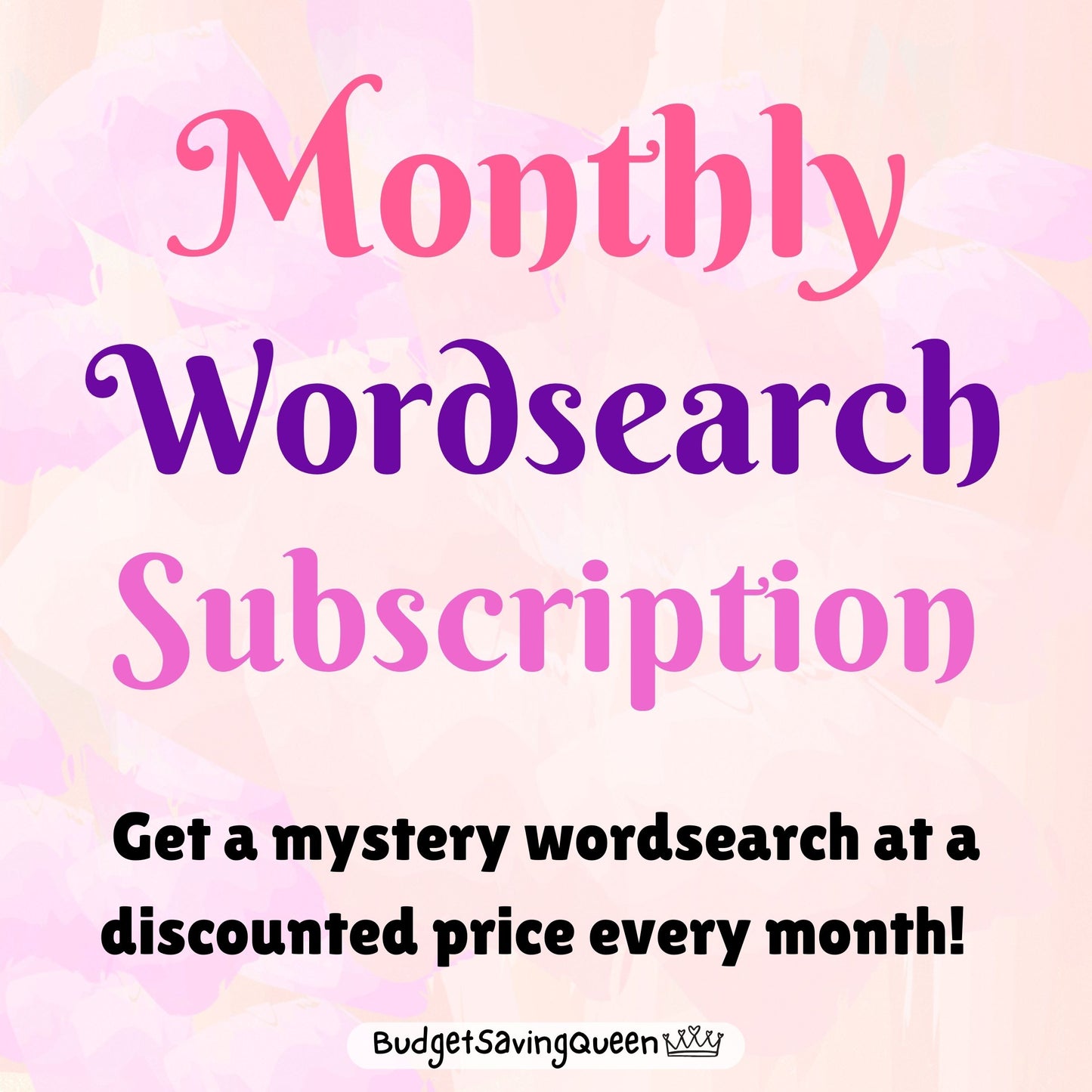 Wordsearch Monthly Subscription