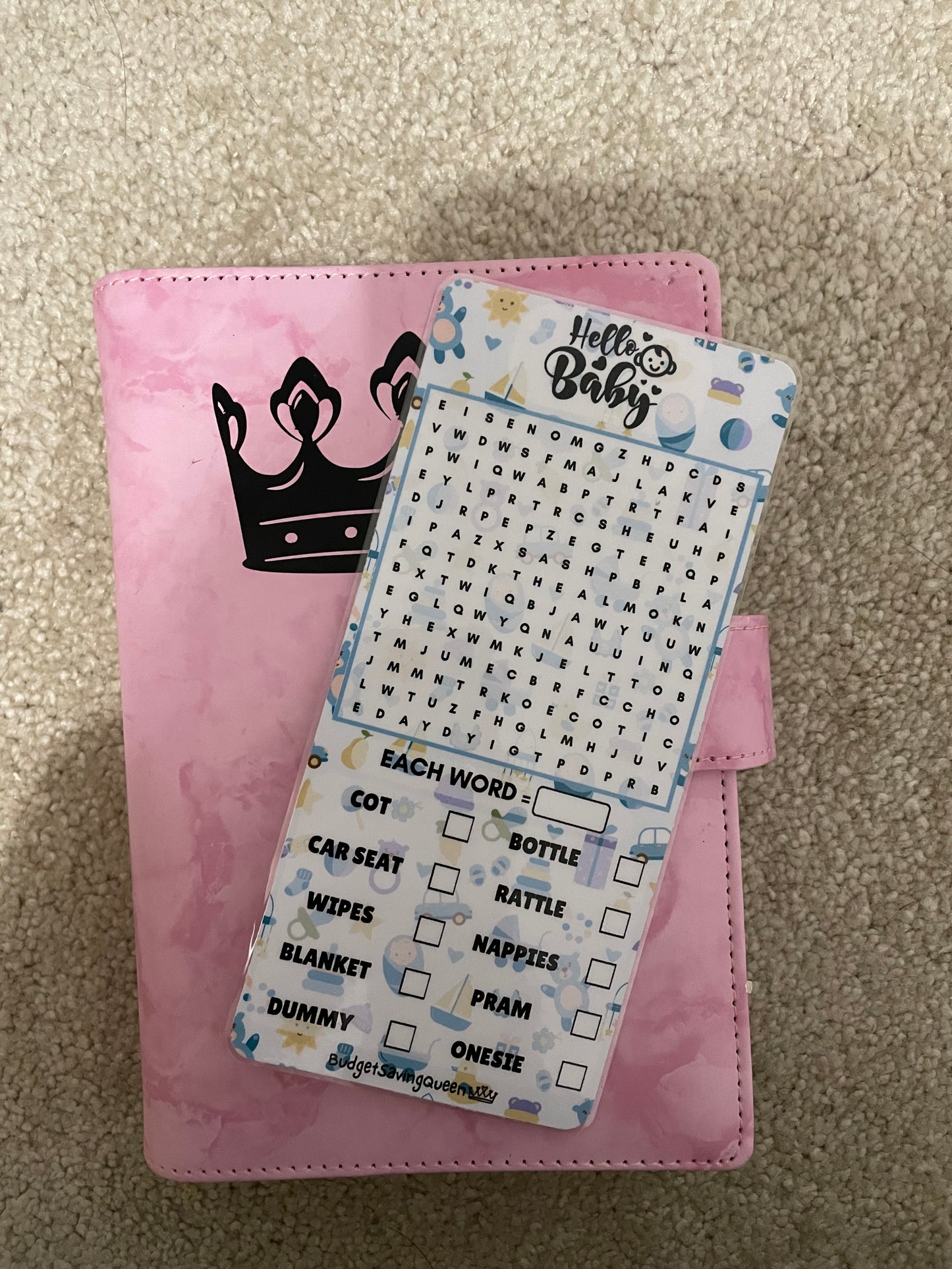 Baby Wordsearch Savings Challenge Game