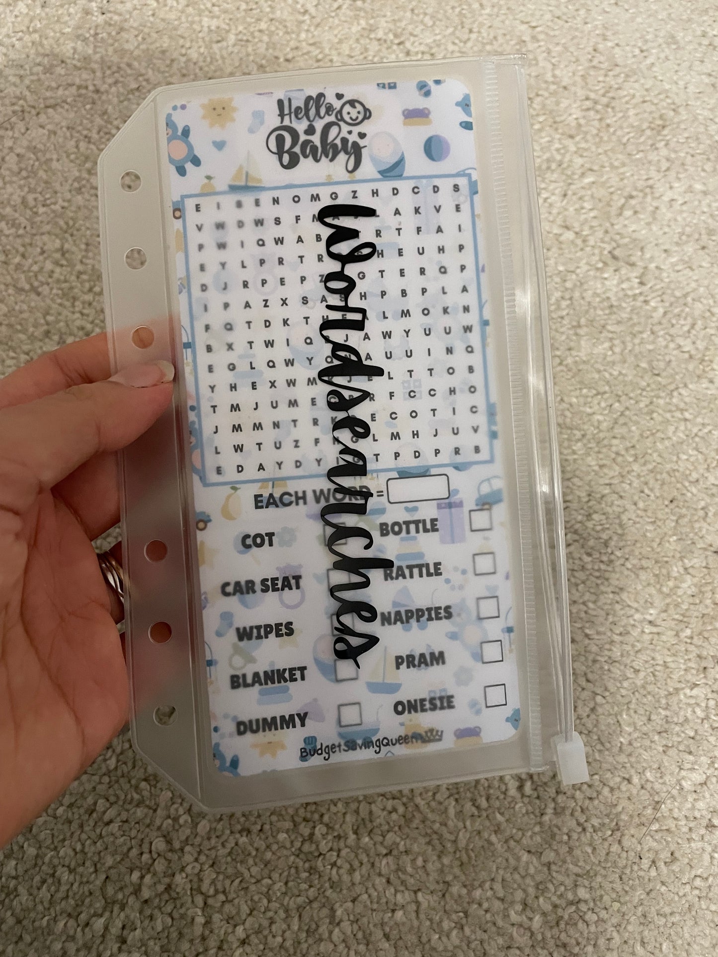 Baby Wordsearch Savings Challenge Game