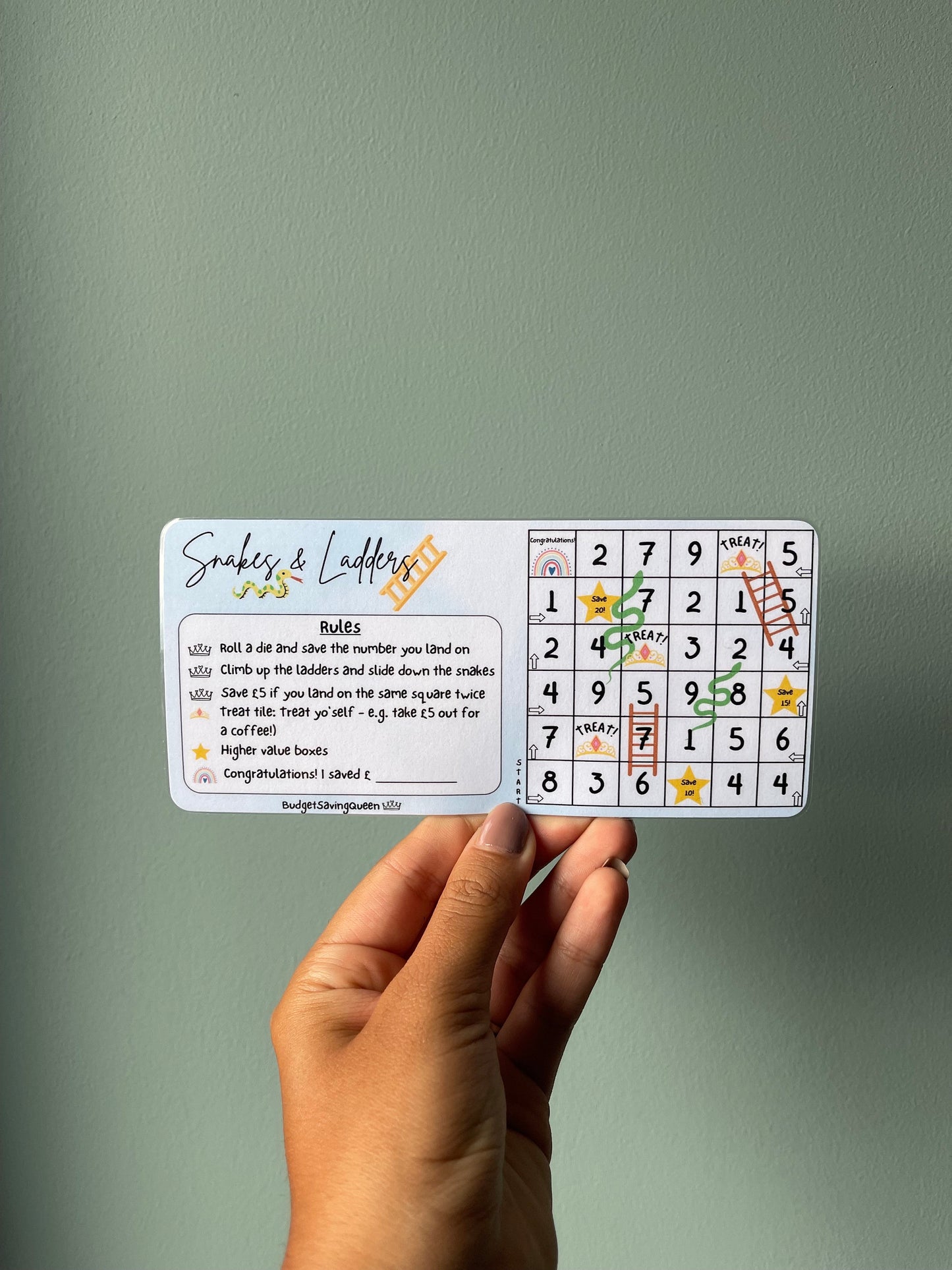 Snakes and Ladders Saving Game