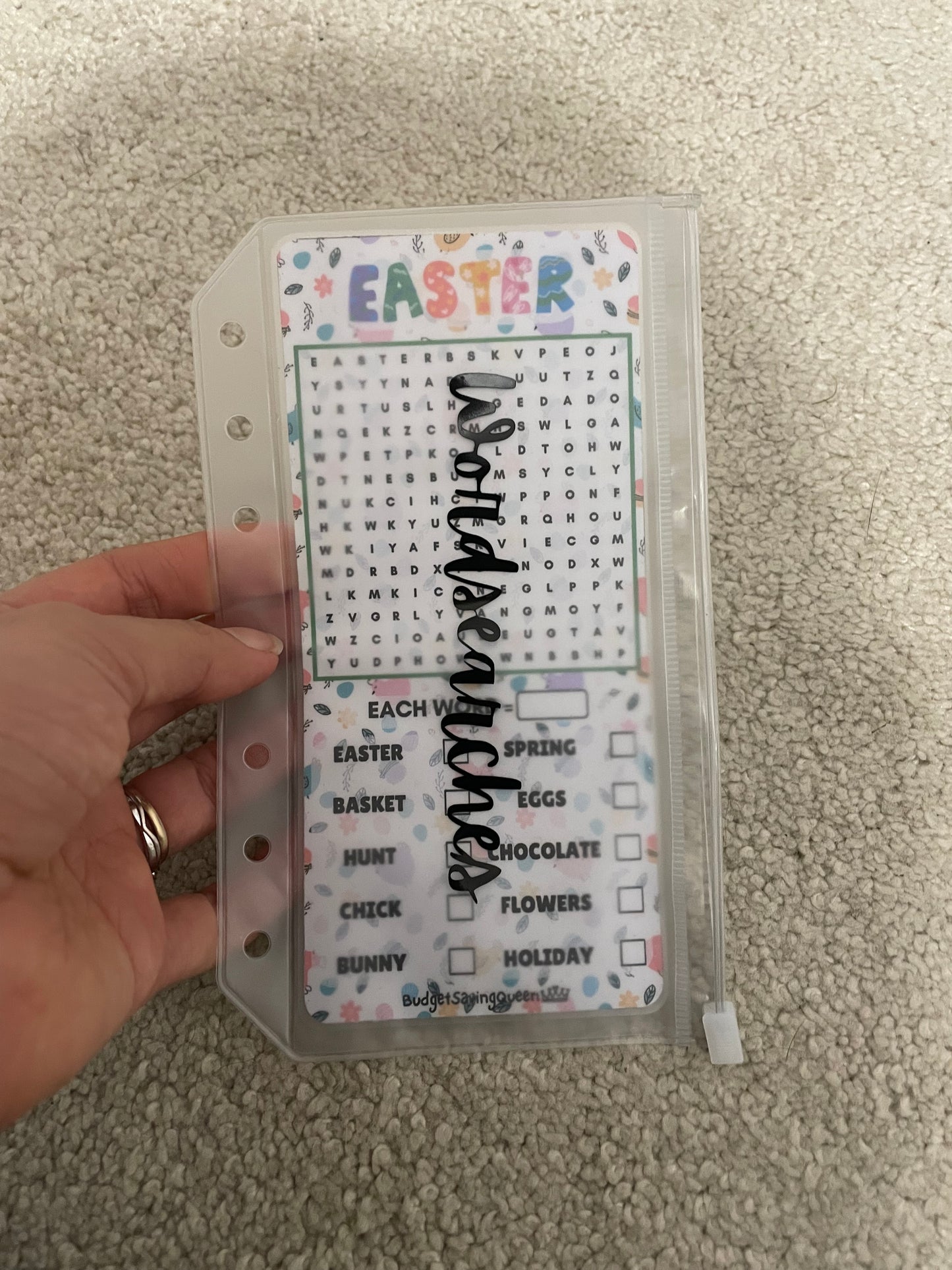 Easter Wordsearch Savings Challenge Game