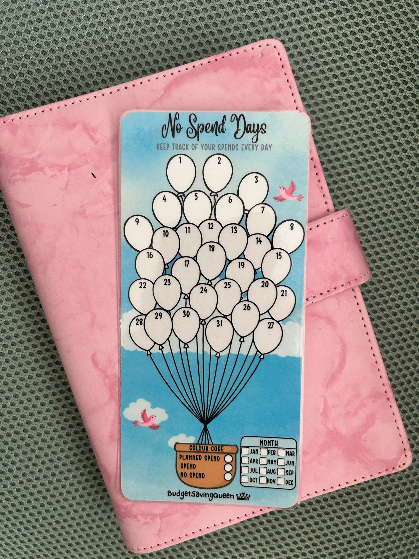 No Spend Balloon Tracker