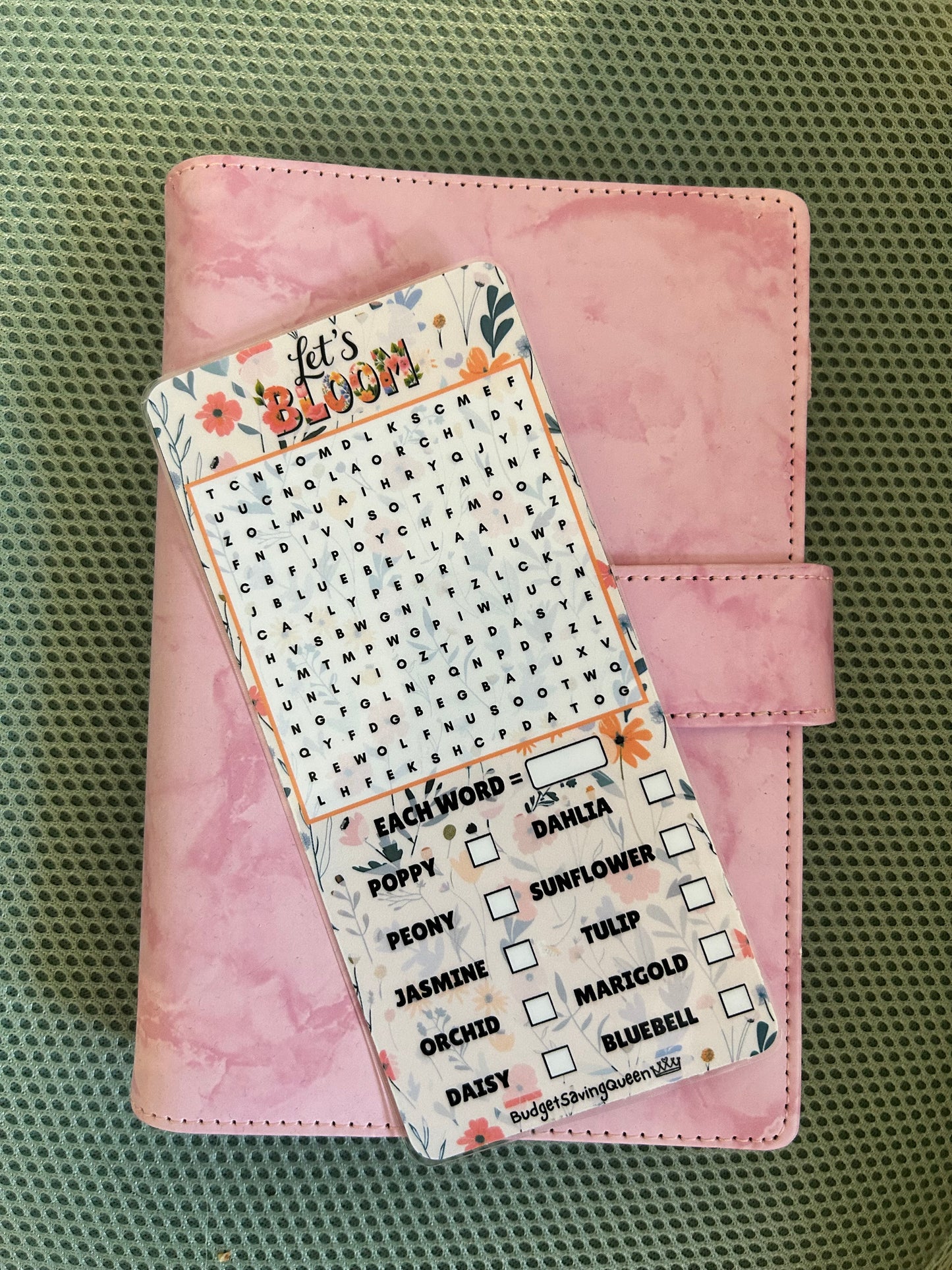Flowers Wordsearch Saving Game