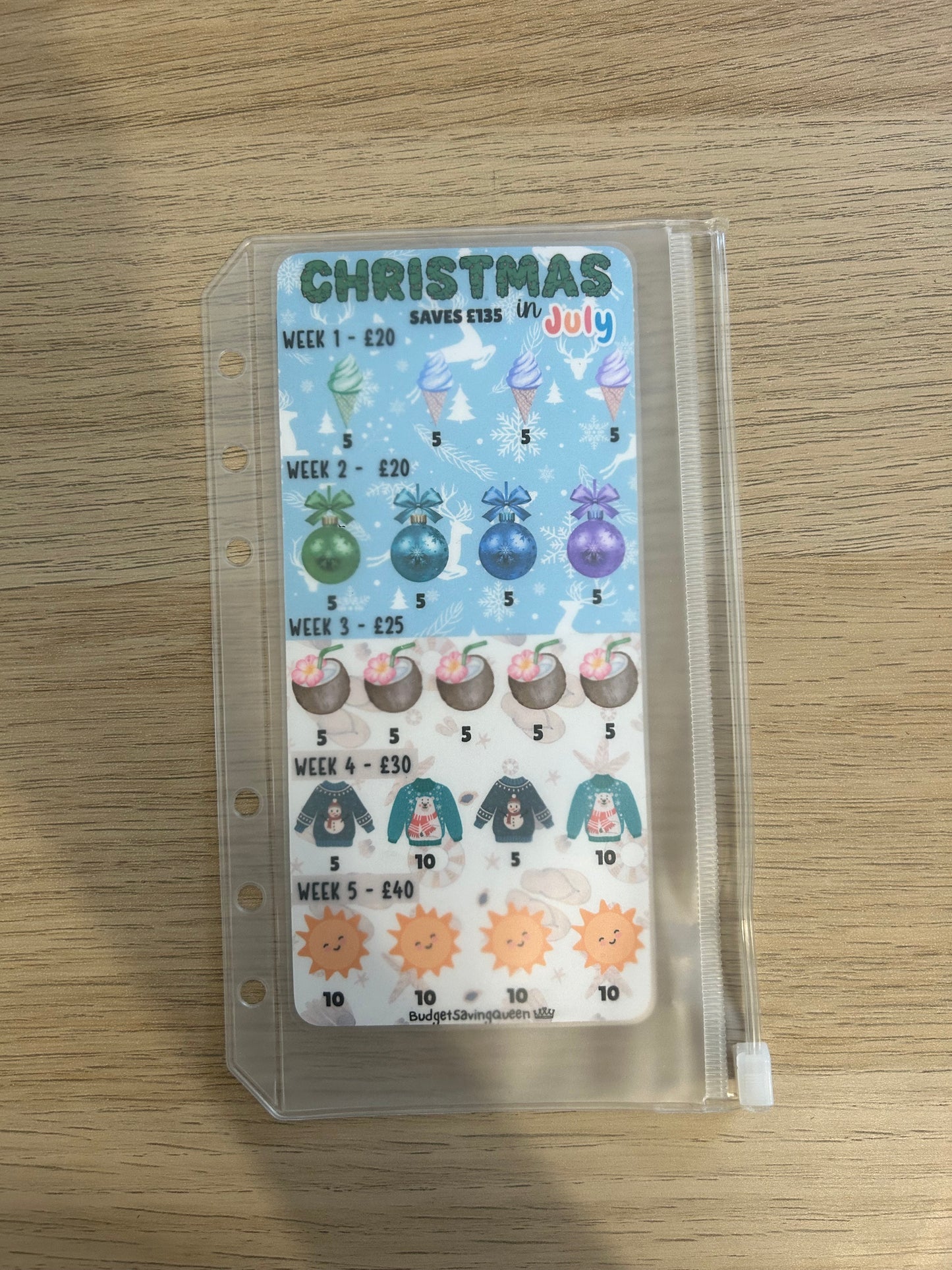 A6 Clear Zipped Envelopes