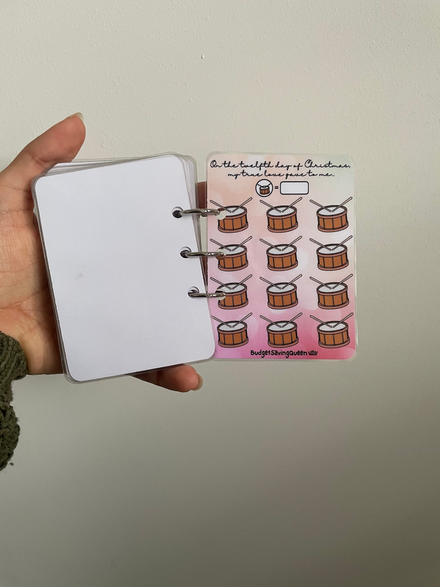 12 Days of Christmas Savings Booklet