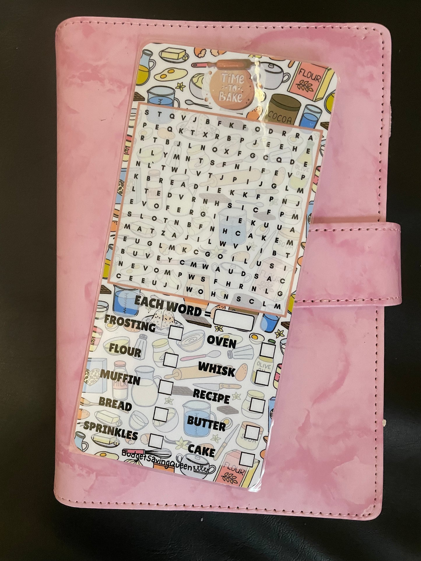 Baking Wordsearch Savings Challenge Game