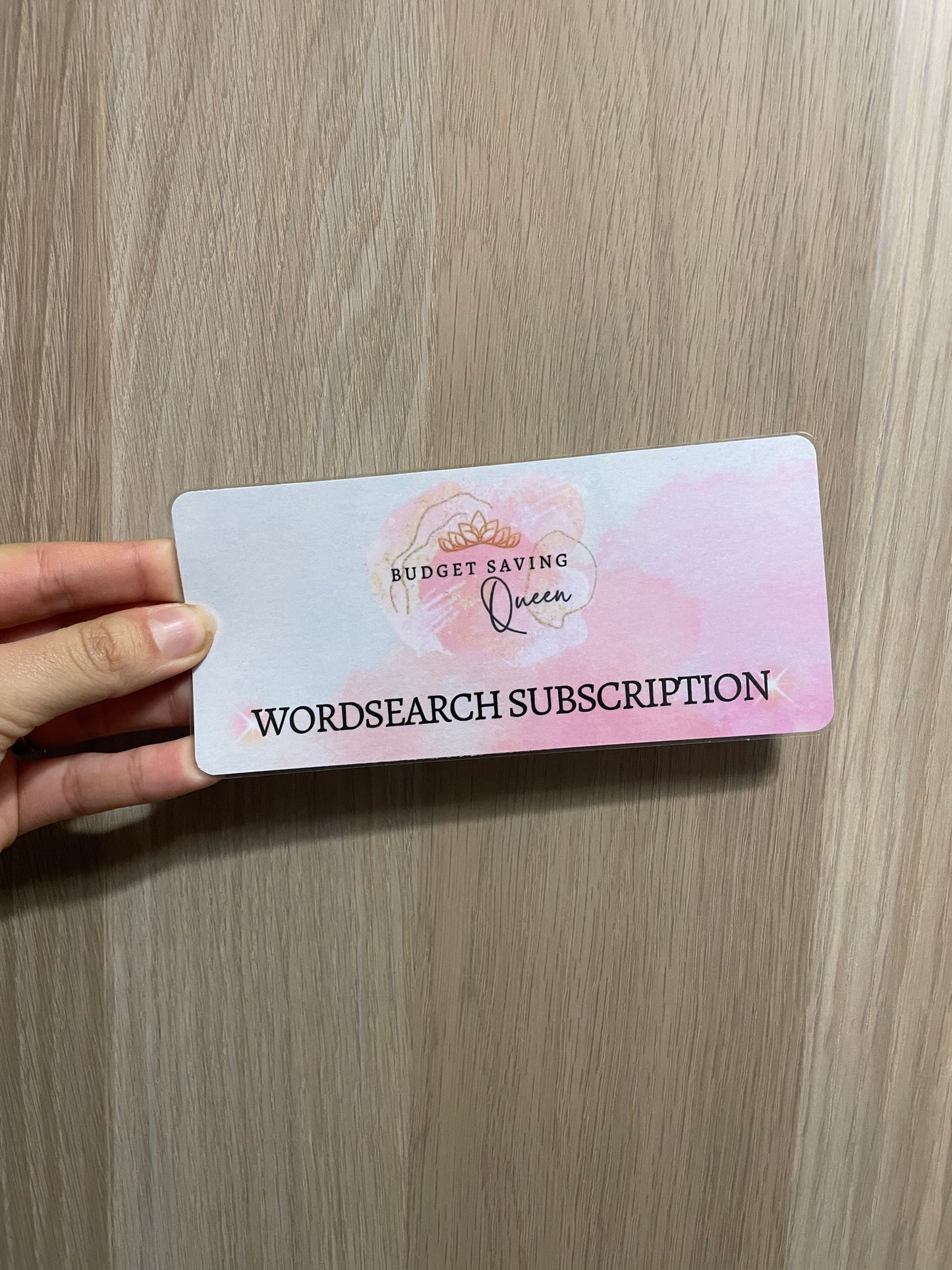 Wordsearch Subscription Insert