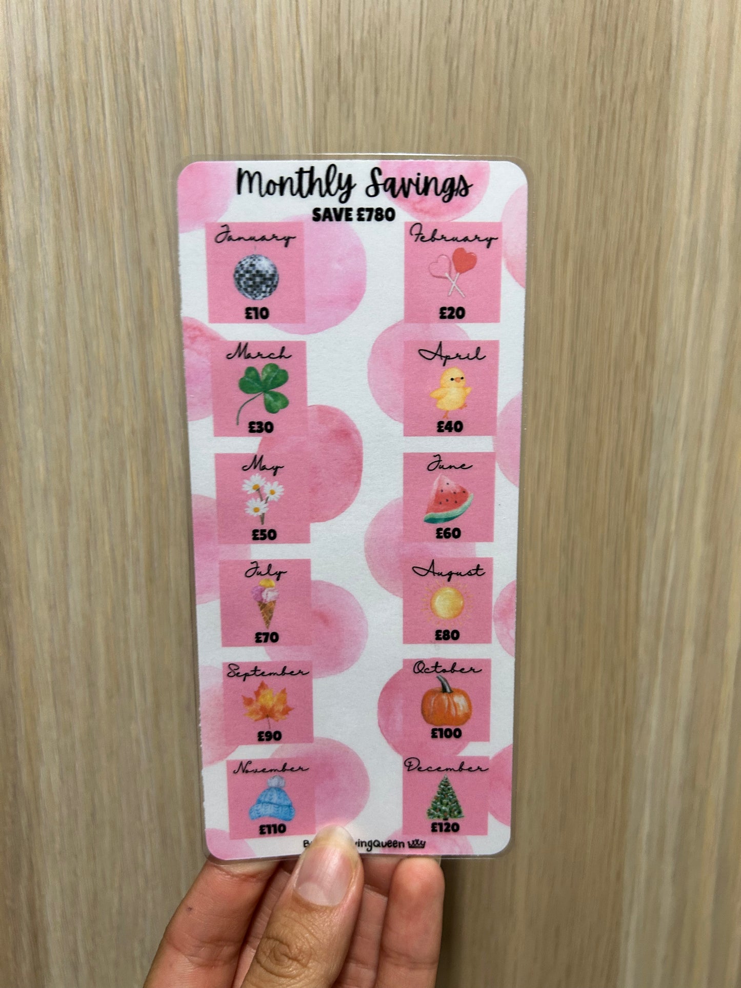 Monthly Savings Challenge