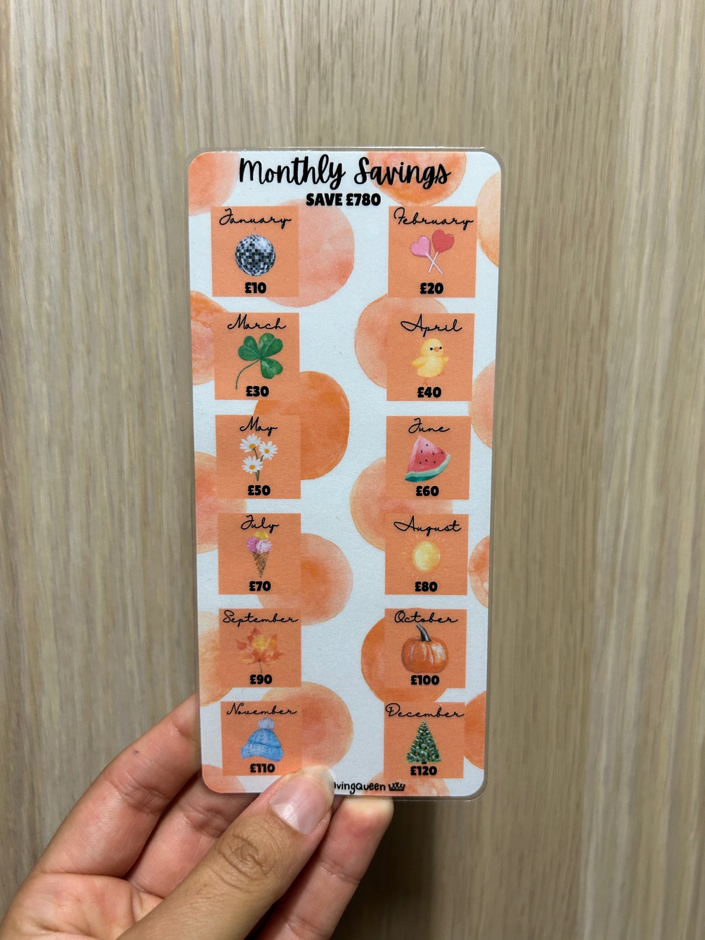 Monthly Savings Challenge