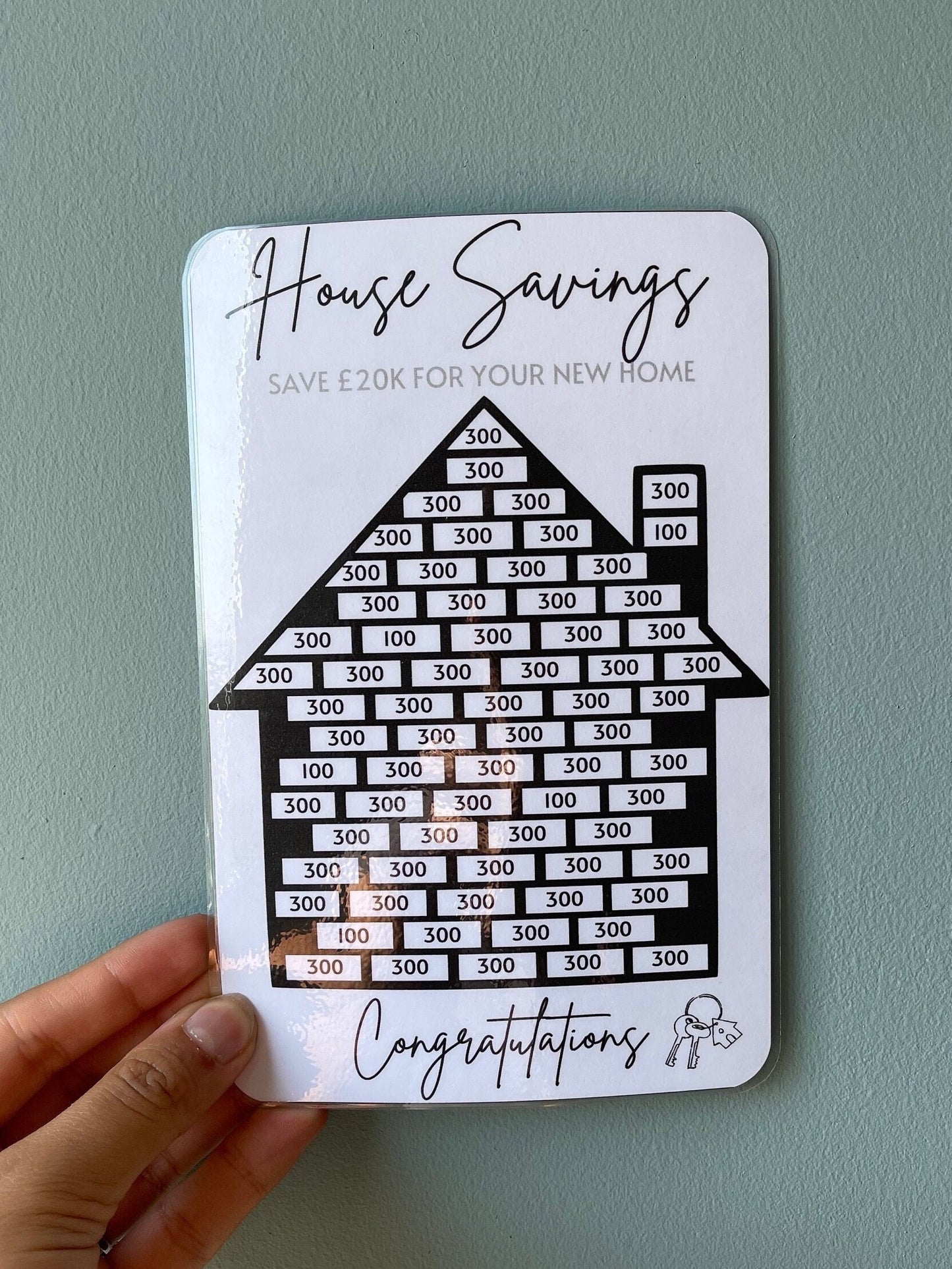 House Savings Tracker A5
