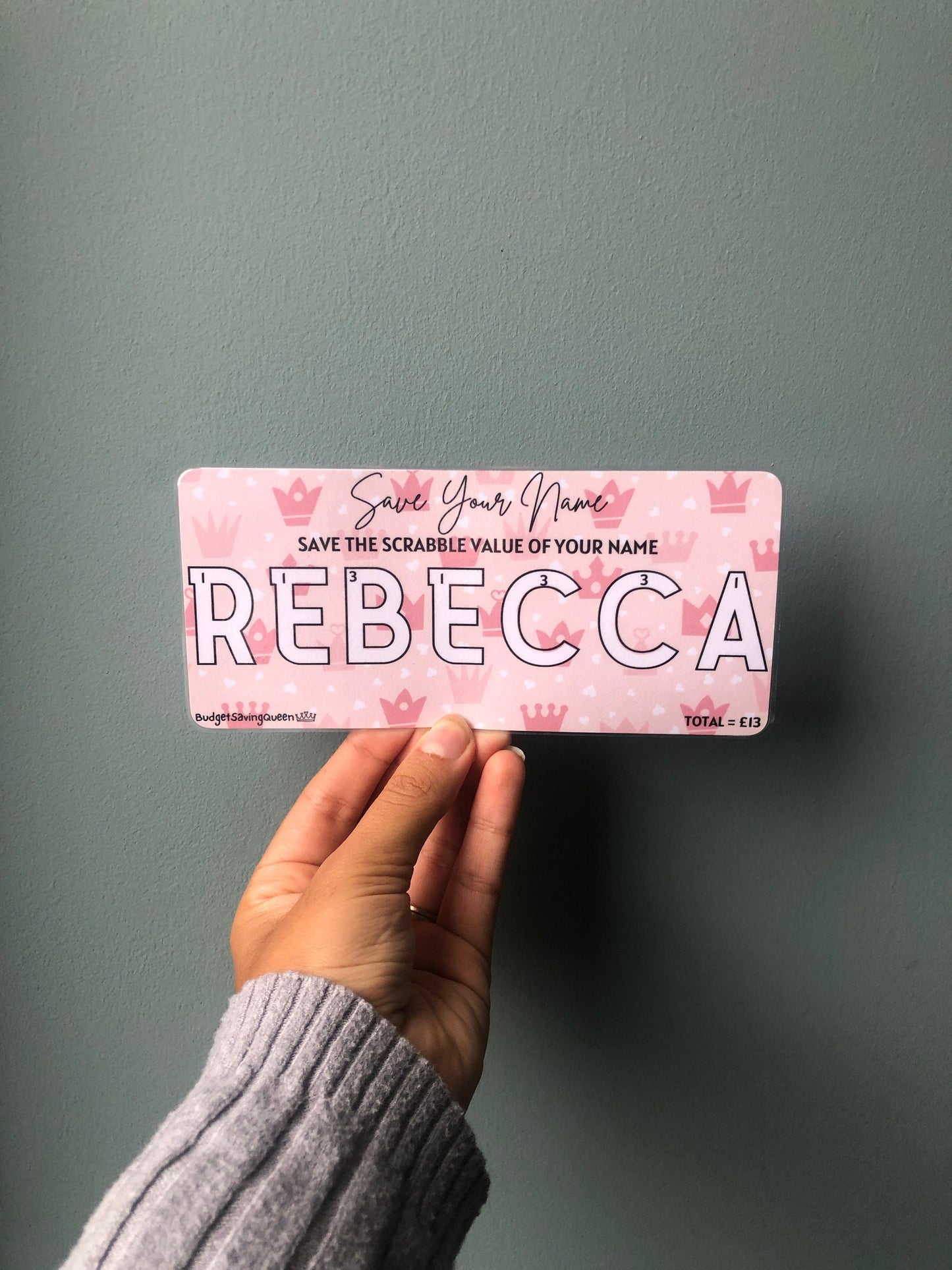 Save Your Name Savings Game