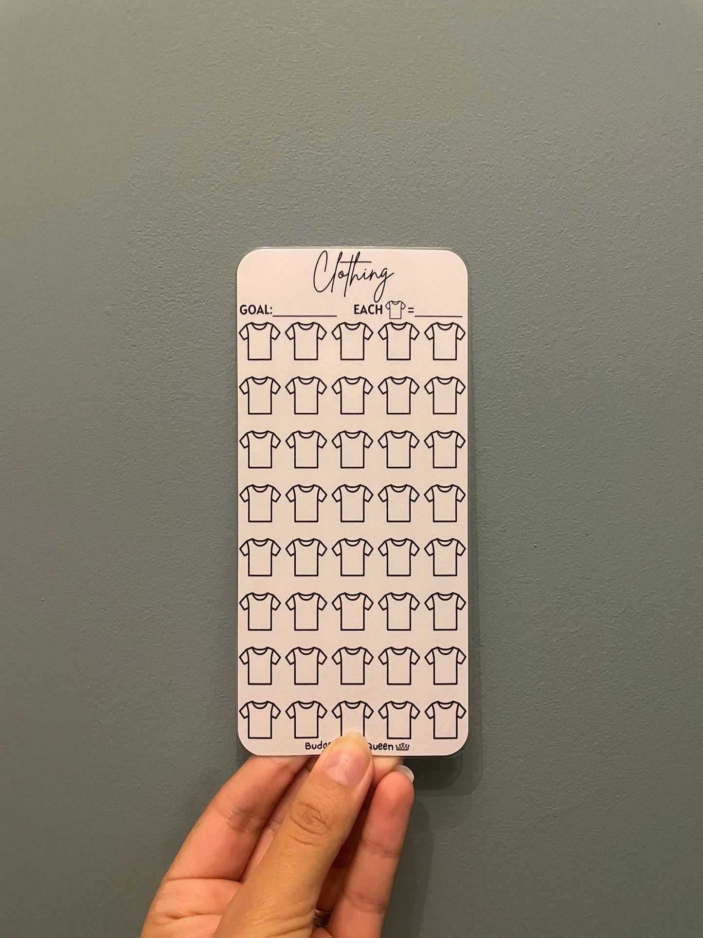 Clothing Saving Tracker