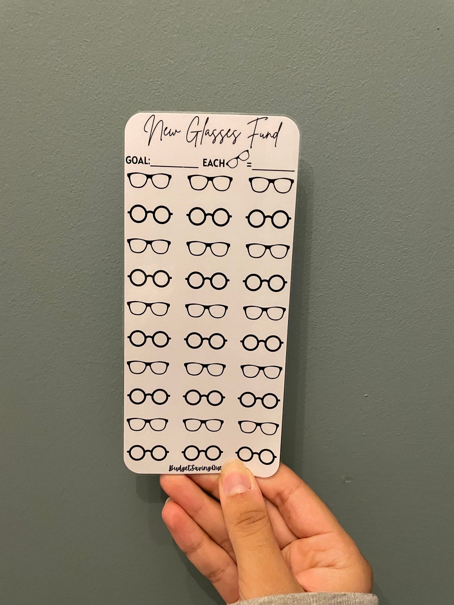 New Glasses Savings Tracker