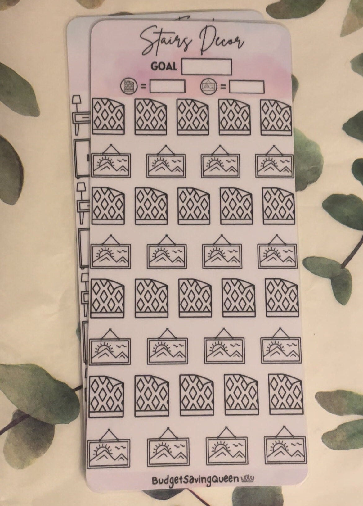 Stairs Decoration Savings Tracker