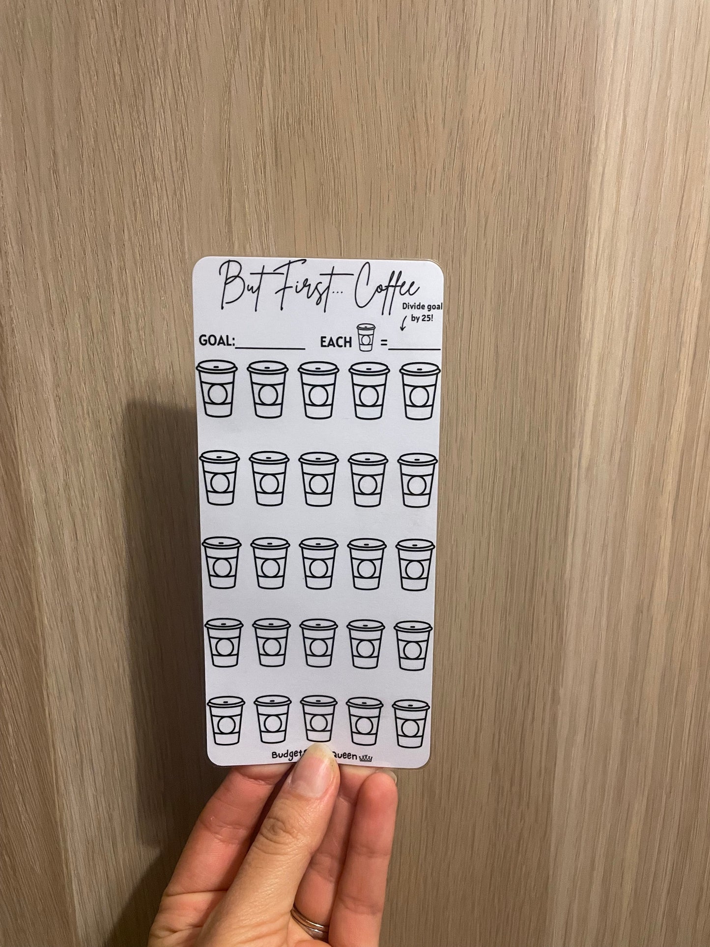 But First Coffee Savings Challenge