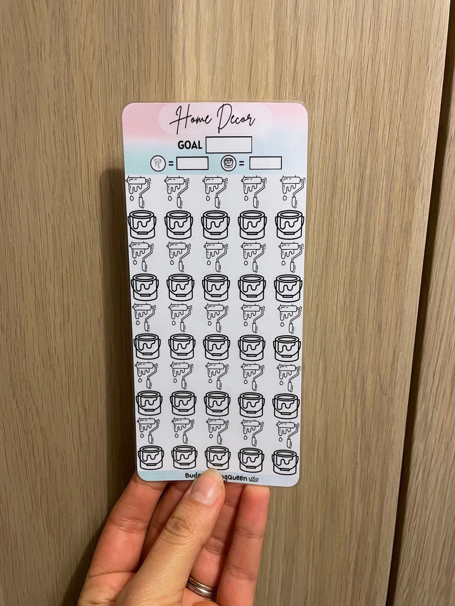 Home Decoration Savings Challenge