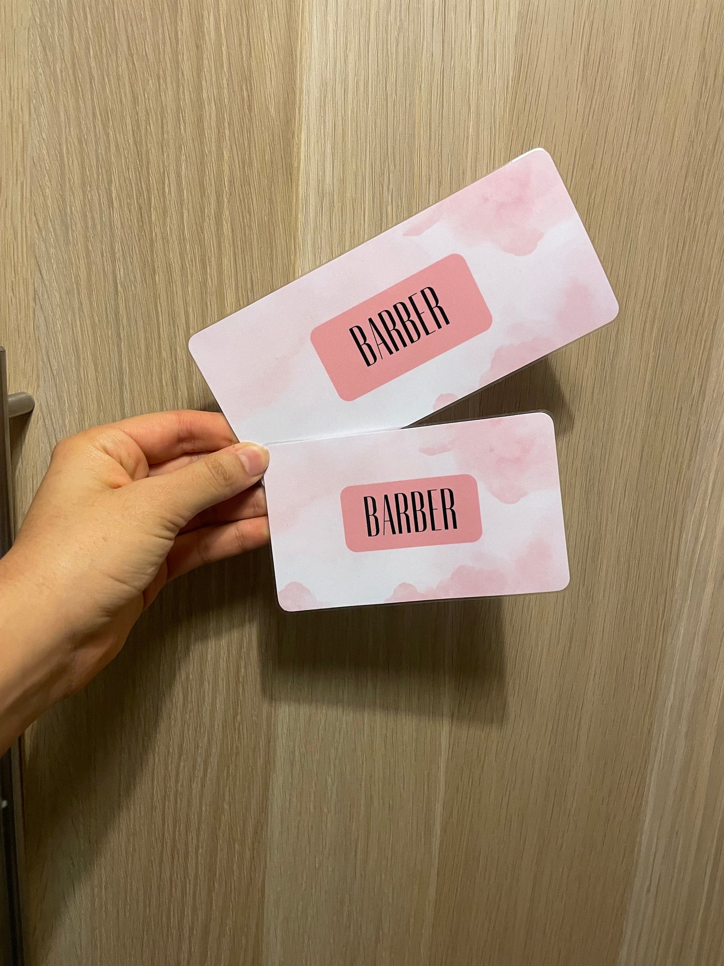 Pink Personalisable Display Inserts