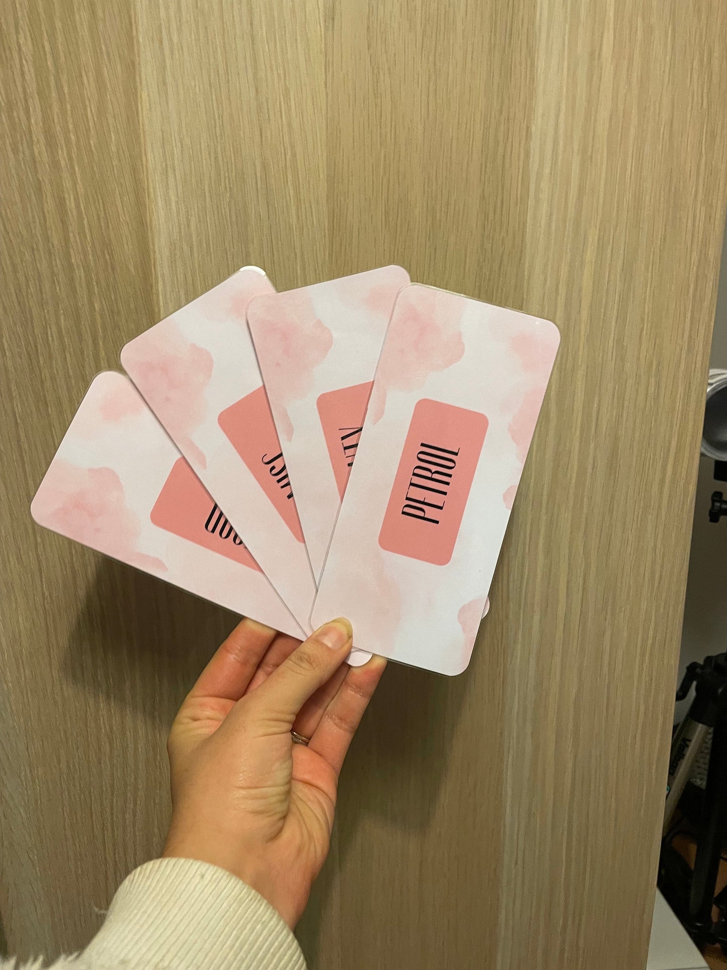 Pink Personalisable Display Inserts