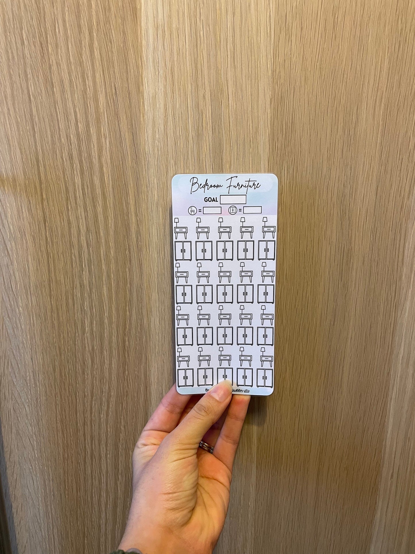 Bedroom Furniture Savings Tracker