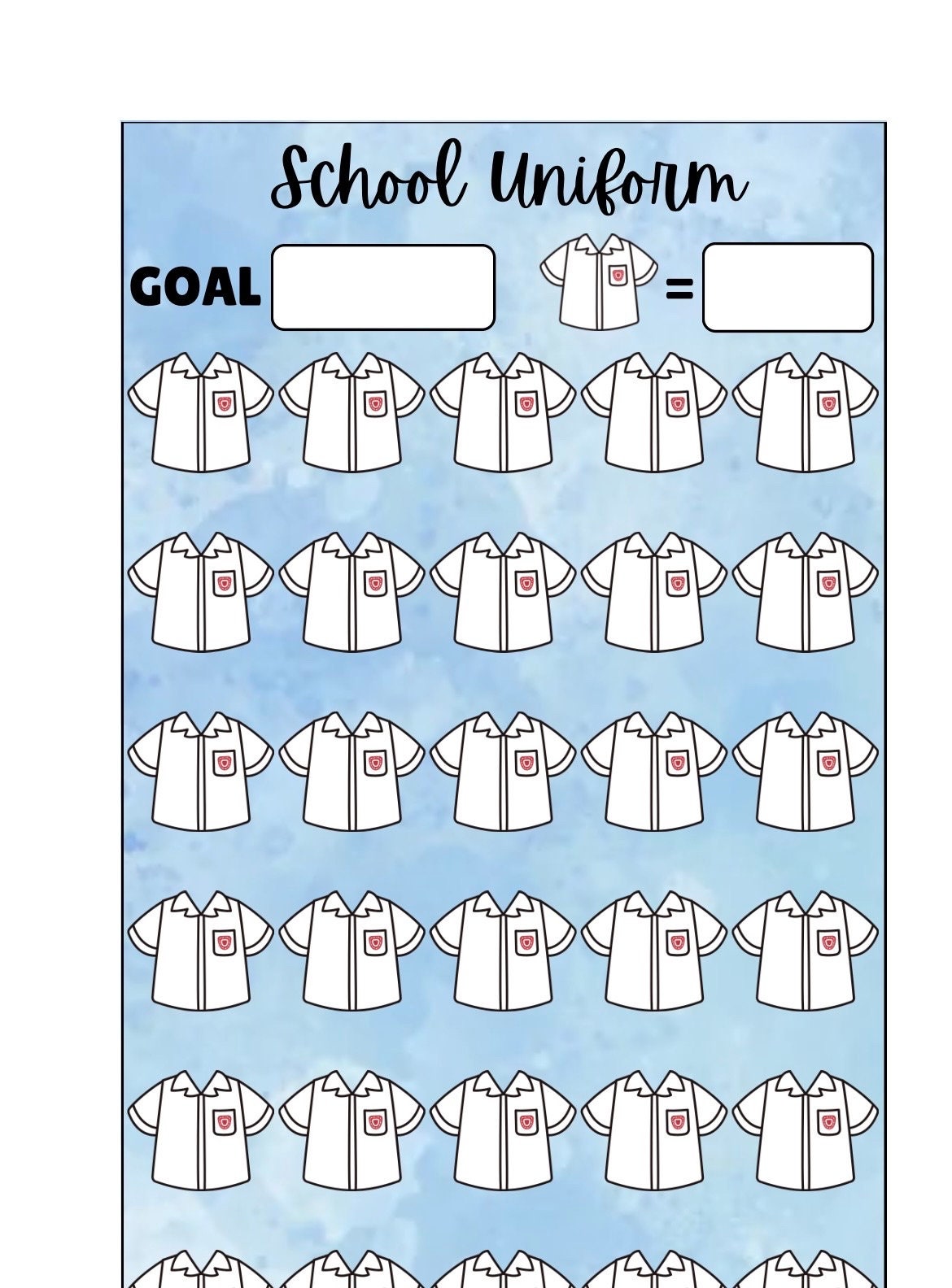 School Uniform Savings Challenge