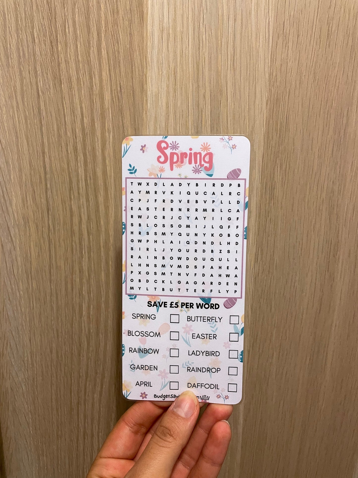 Four Seasons Wordsearch Savings Challenge Game