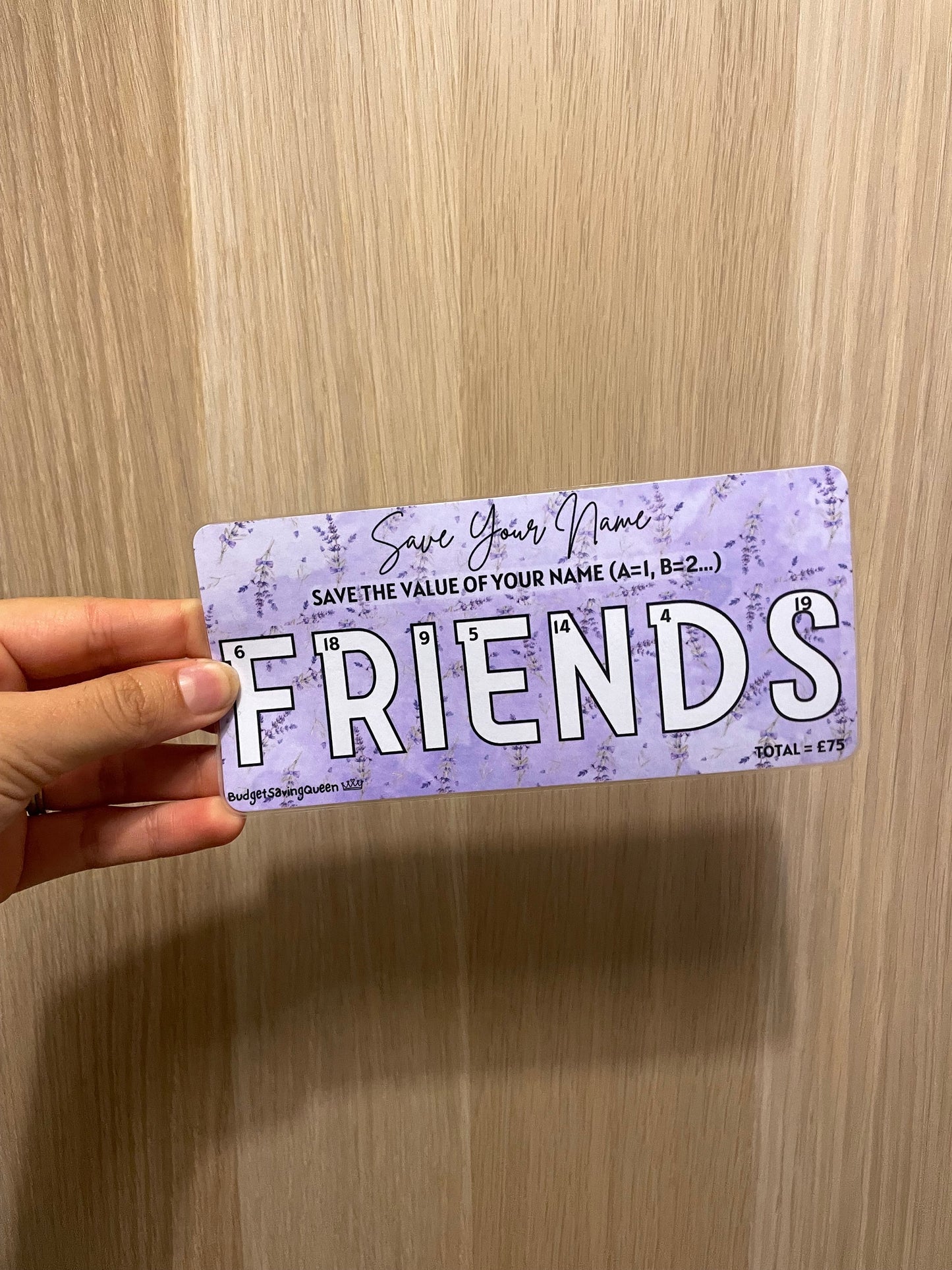Save Your Name Savings Game