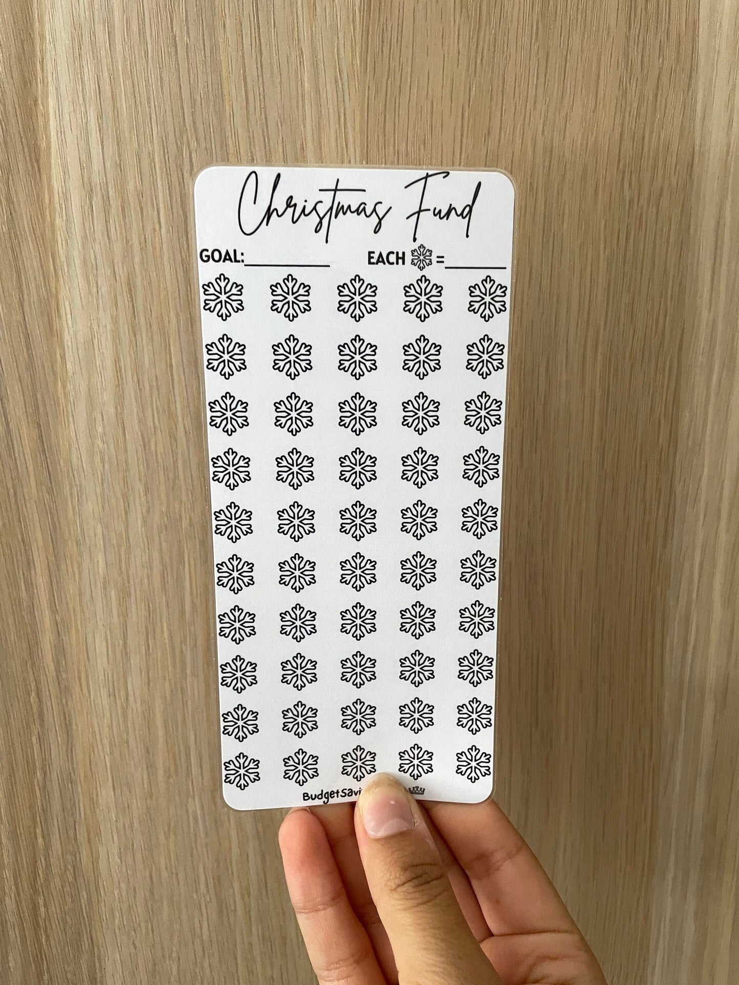 Christmas Savings Tracker Set (Black & White)