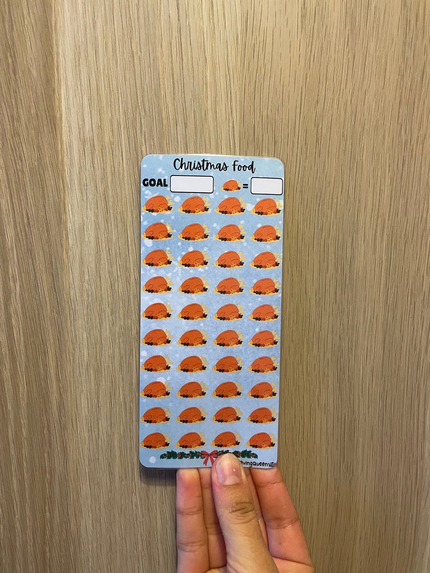 Christmas Food Savings Tracker