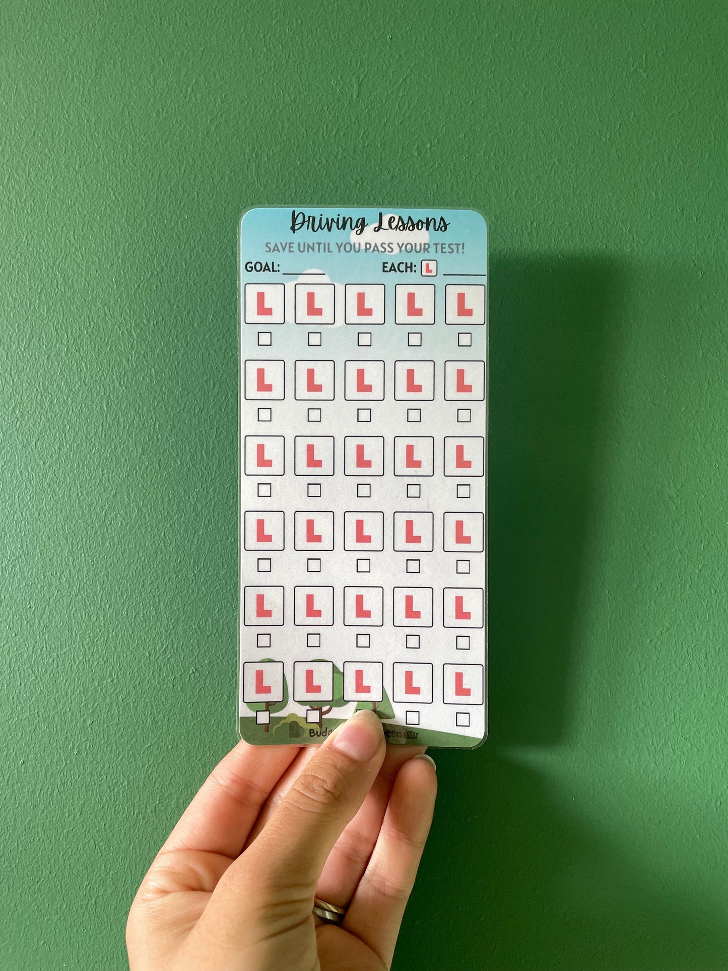 Driving Lesson Savings Challenge
