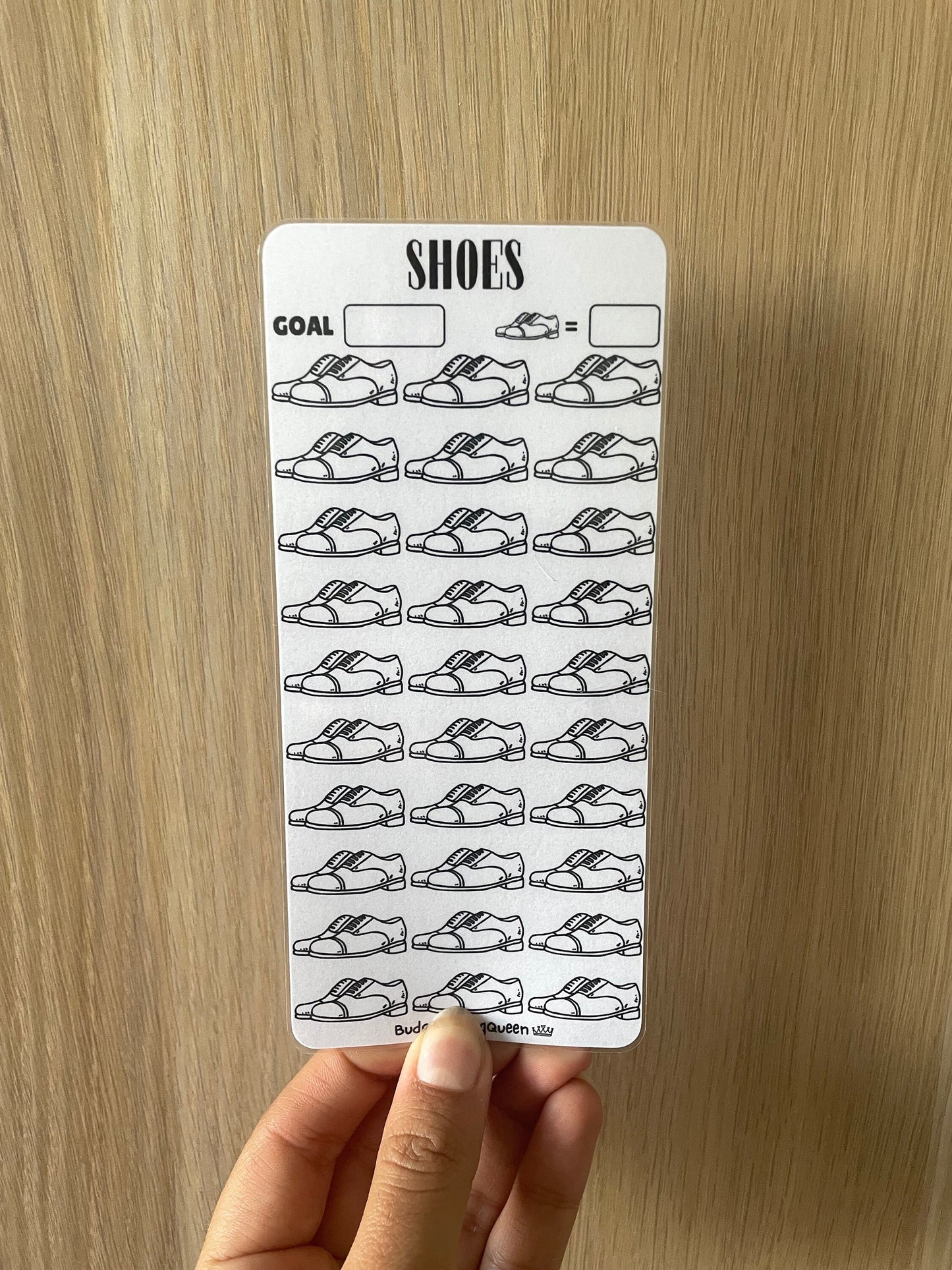 Men’s Shoes Saving Tracker