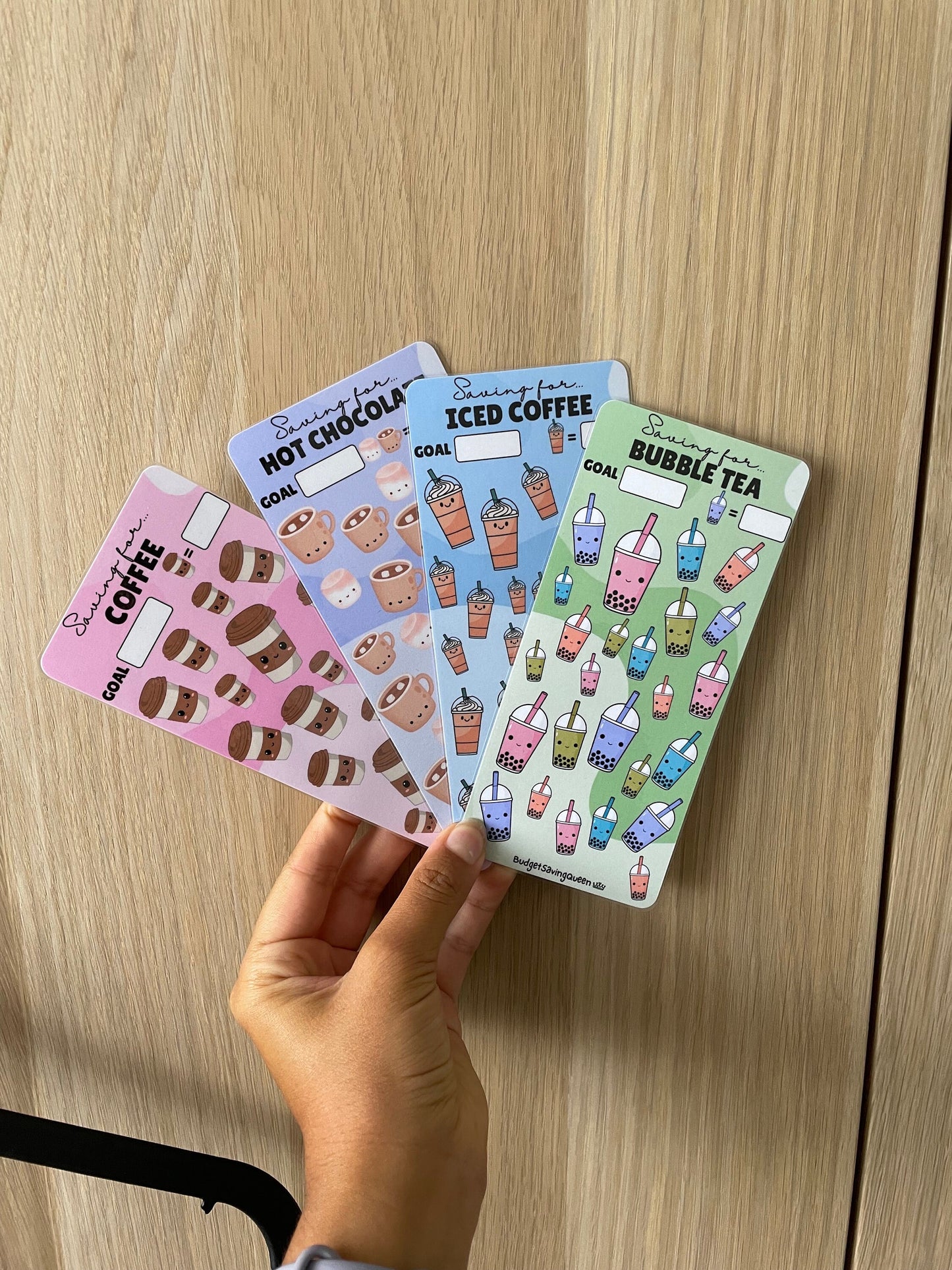 Cute Drinks Savings Challenge