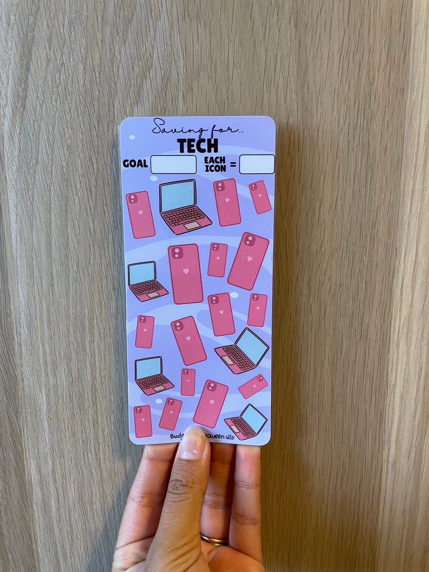 Tech Fund Savings Tracker (Colour)