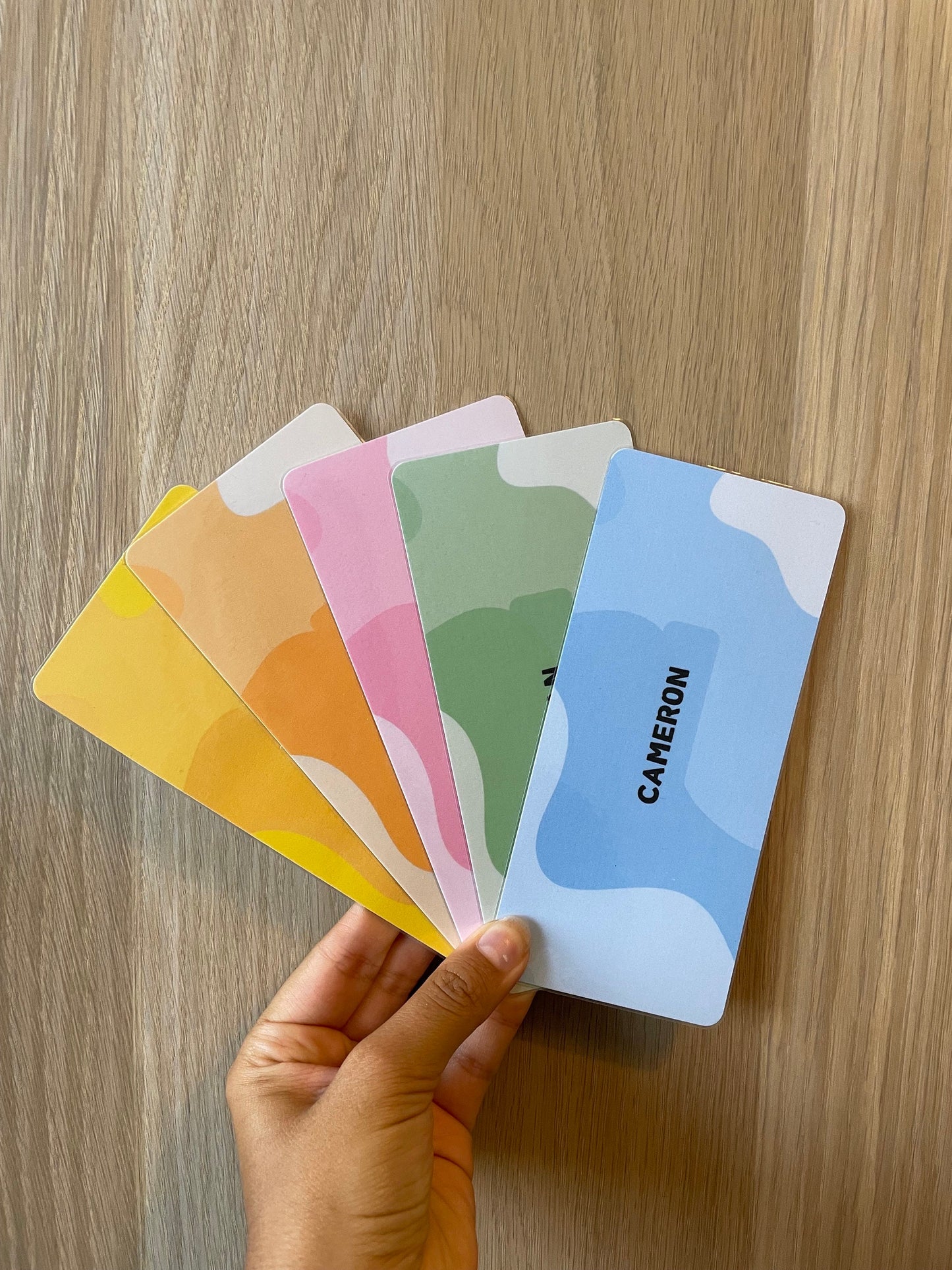 Wavy Pattern Personalisable Display Inserts