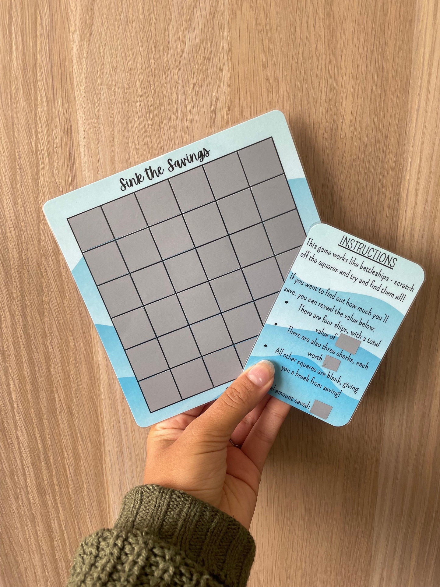 Sink Your Savings Scratch Off Game