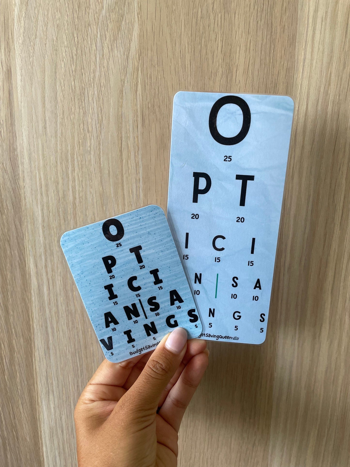 Opticians Savings Tracker