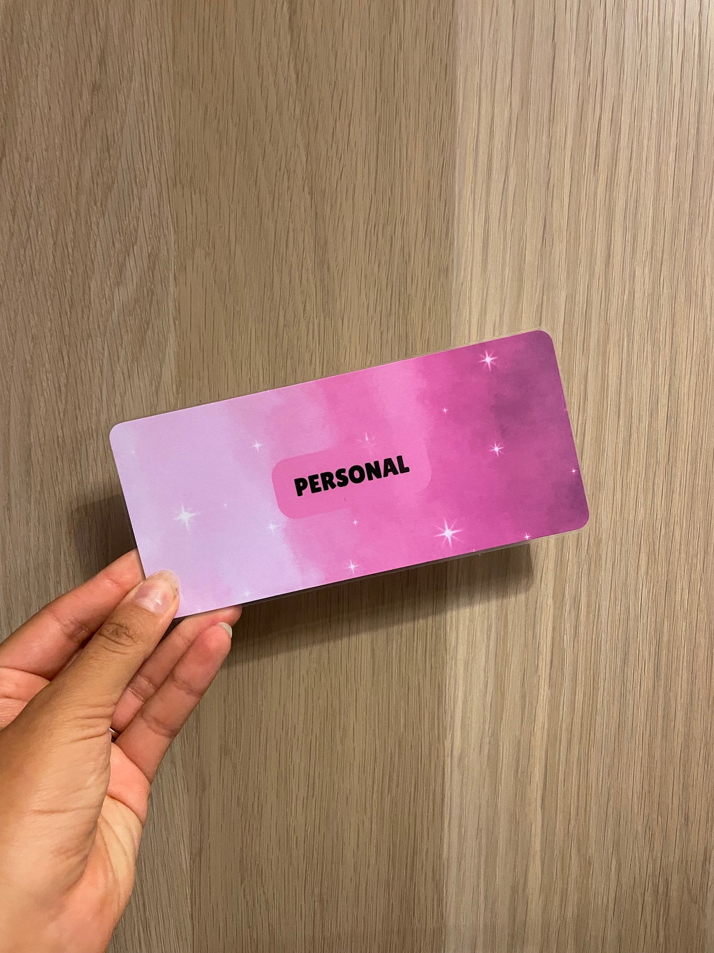 Starry Personalisable Colourful Display Insert