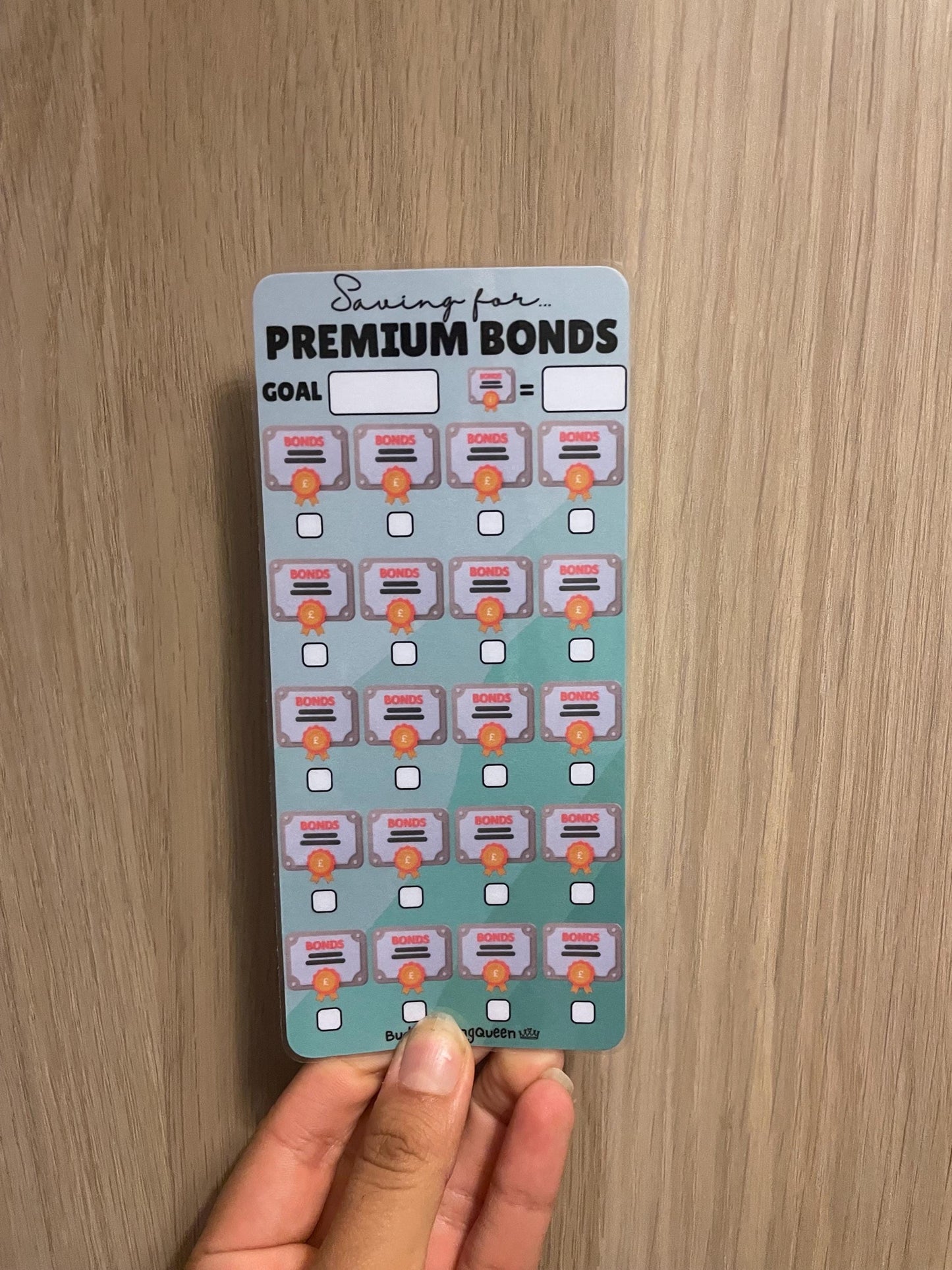 Premium Bonds Savings Challenge