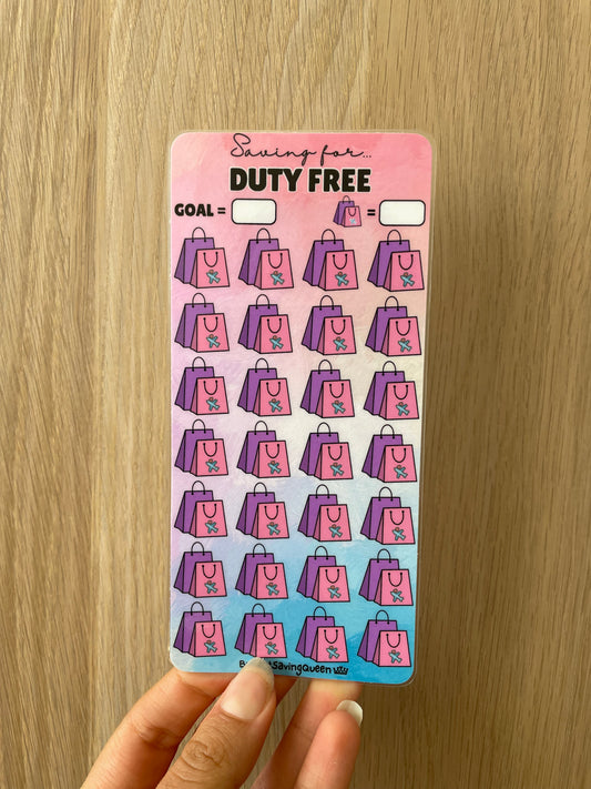 Duty Free Savings Tracker