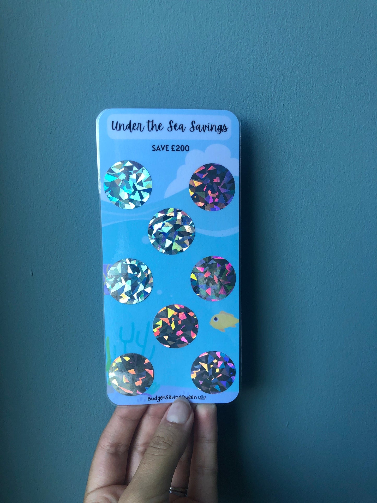 Under the Sea Scratch Off Savings Challenge UK